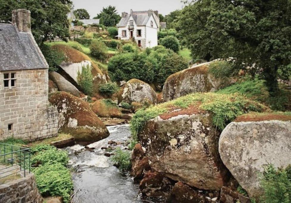 Appartamento Vue Imprenable Sur Le Moulin Du Chaos ! Huelgoat Esterno foto
